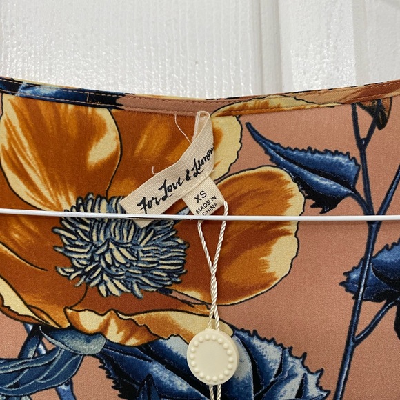 For Love and Lemons Brown Floral Mini Dress - Picture 4 of 4